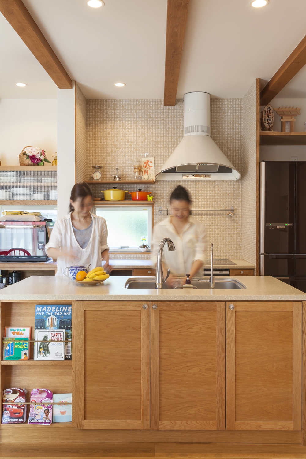 住宅街のオアシス キッチン、シューズクローク