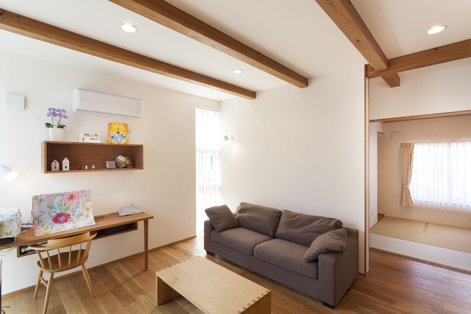 長い土間の家 LDK、子供部屋