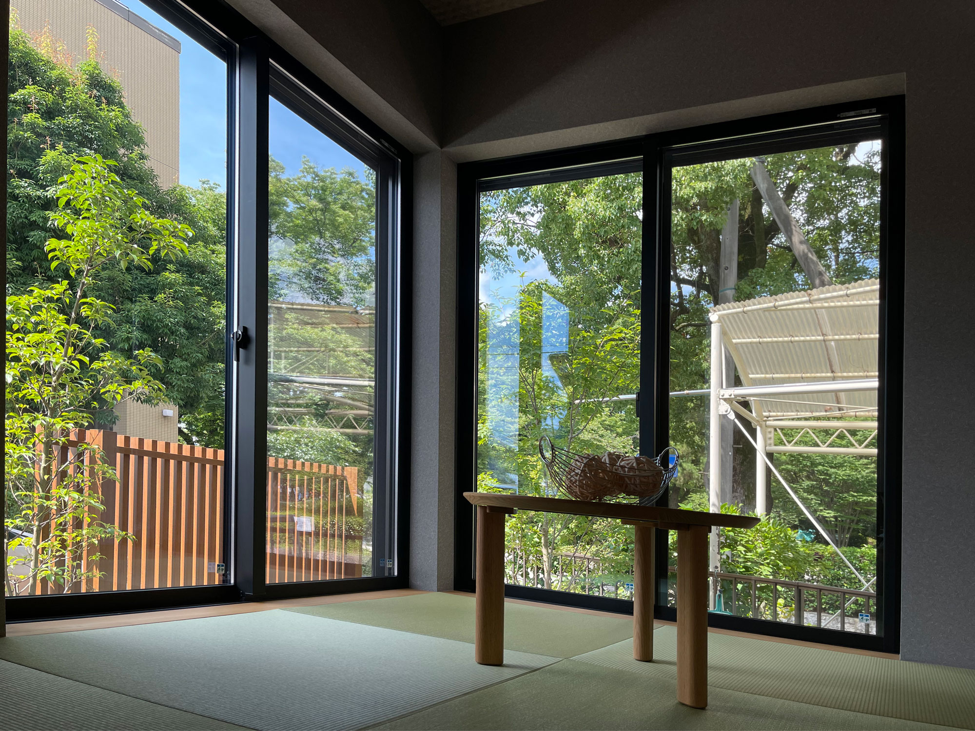 三角地に建てたご夫婦のための平屋